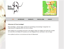 Tablet Screenshot of onstahunddagis.se